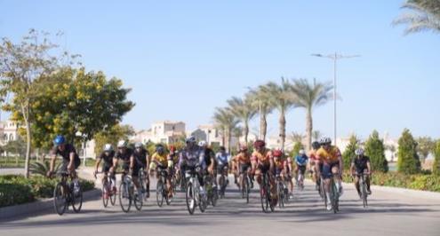 "طلعت مصطفى" تنظم ماراثون للدراجات في سيليا بالعاصمة الإدارية